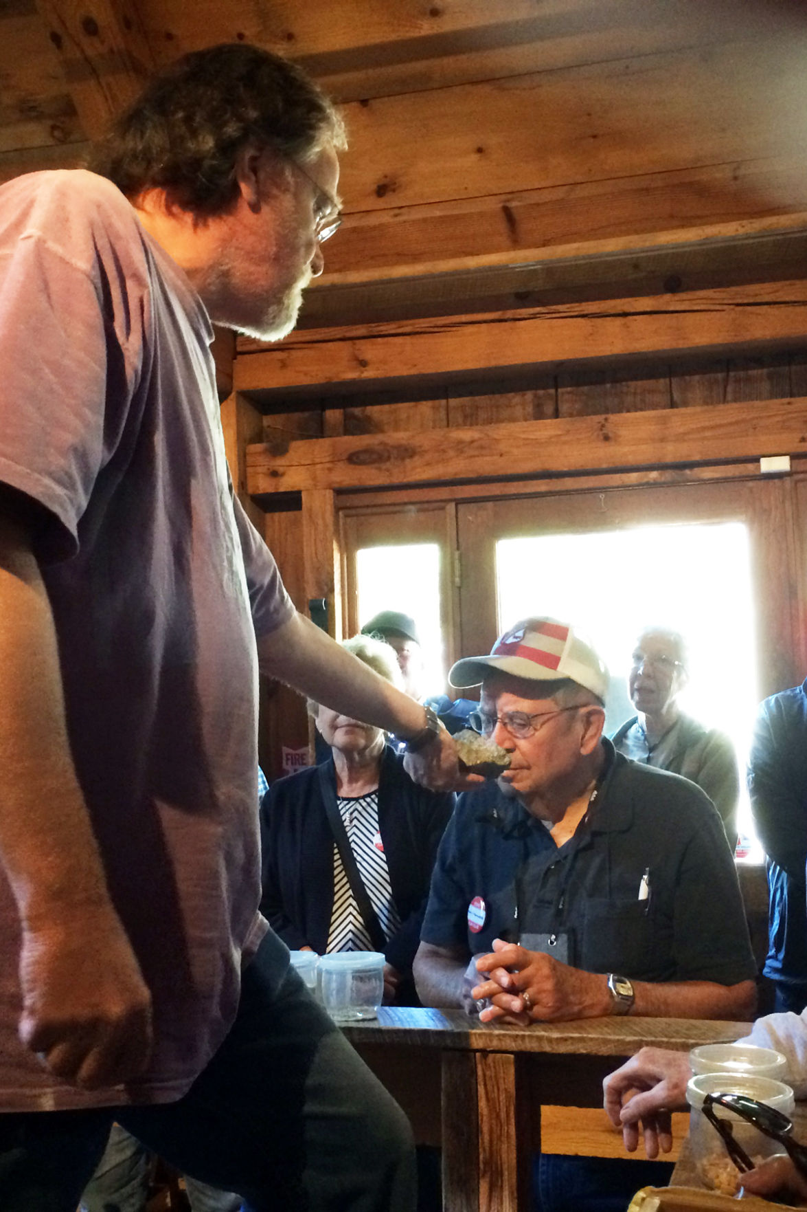 015 Gary Meradith participates in the program at the gristmill.jpg